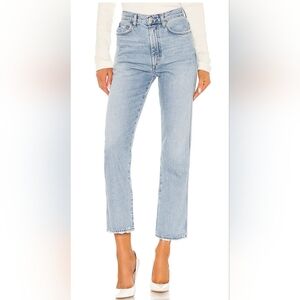 Agolde Pinch Waist High Rise Kick Jeans In Riptide